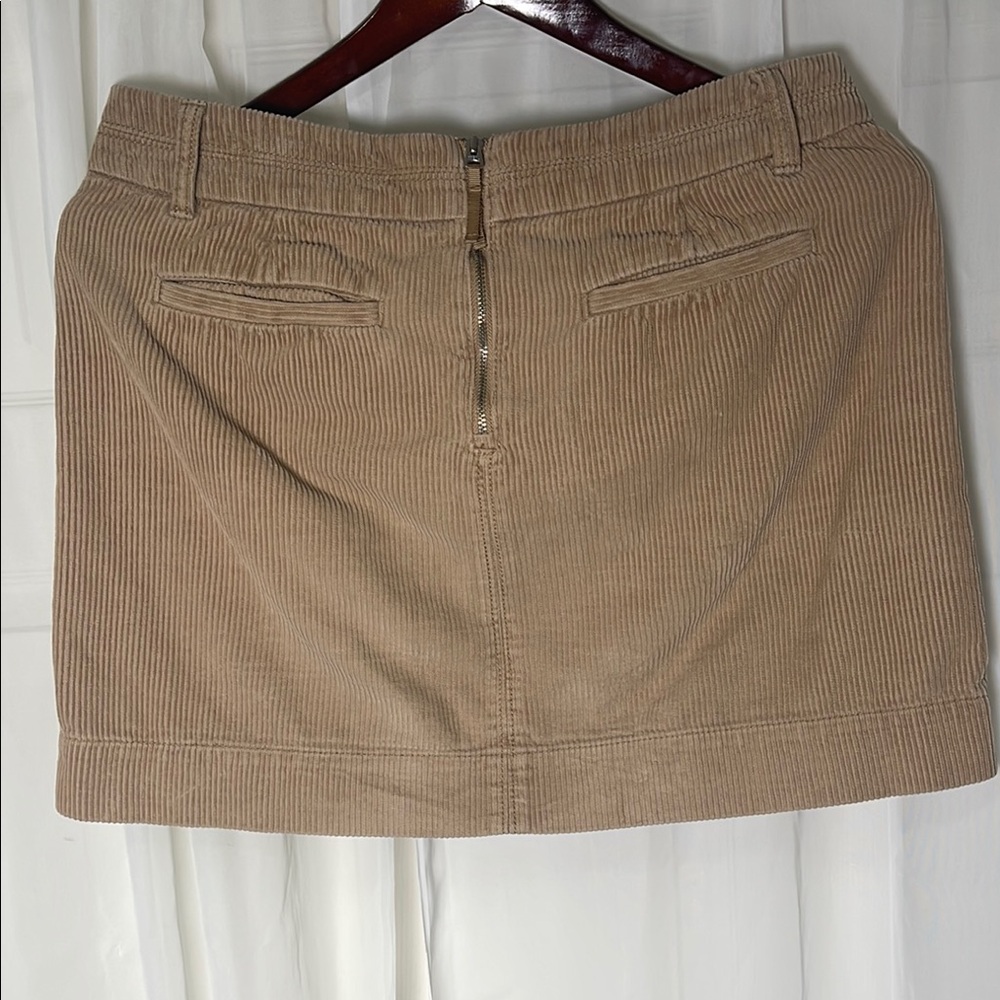 LOFT Tan Mini Skirt Casual Essential